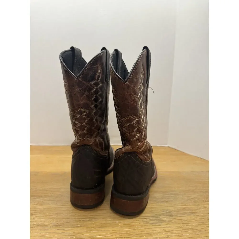 Laredo Dillon Leather Boots Mens Size 8D